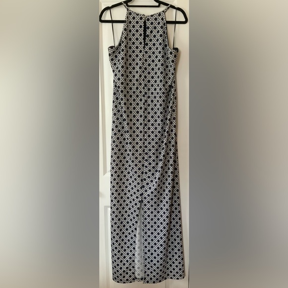 Navy and white maxi dress - Picture 3 of 3